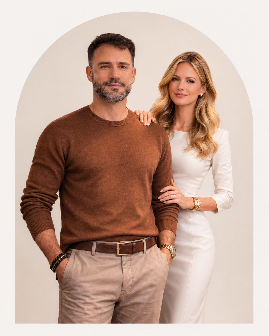 Dyego Lima em imagem editorial com Valentina